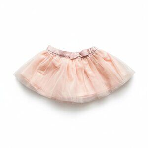 NWT Carter's Girls Birthday Tutu Skirt Size 12M Pink Bow
